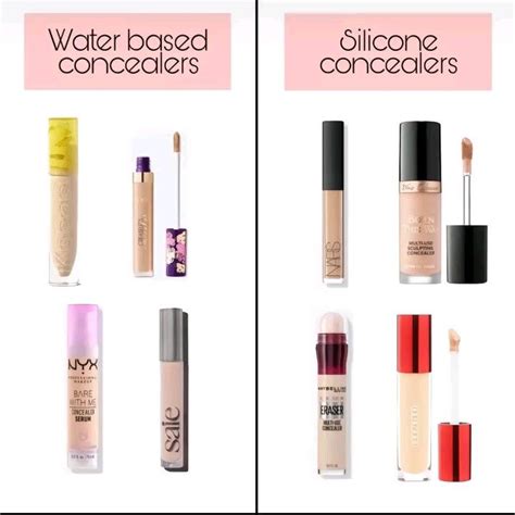 silicone based concealer list.